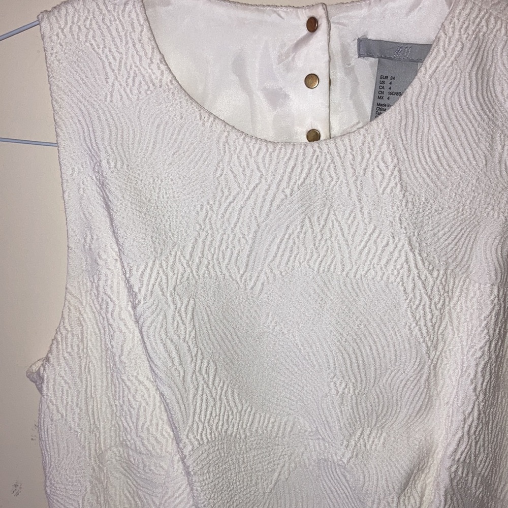 •H&M• white dress